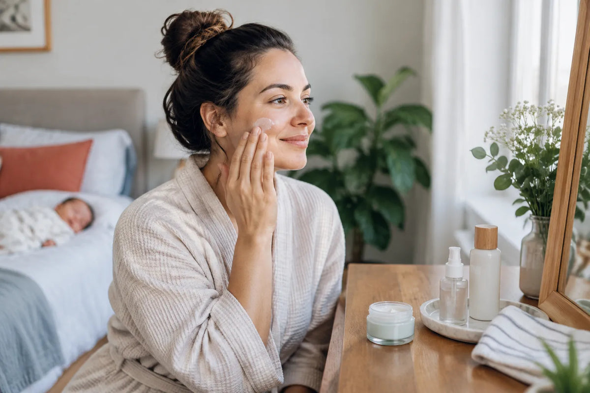 A simple postpartum skincare routine