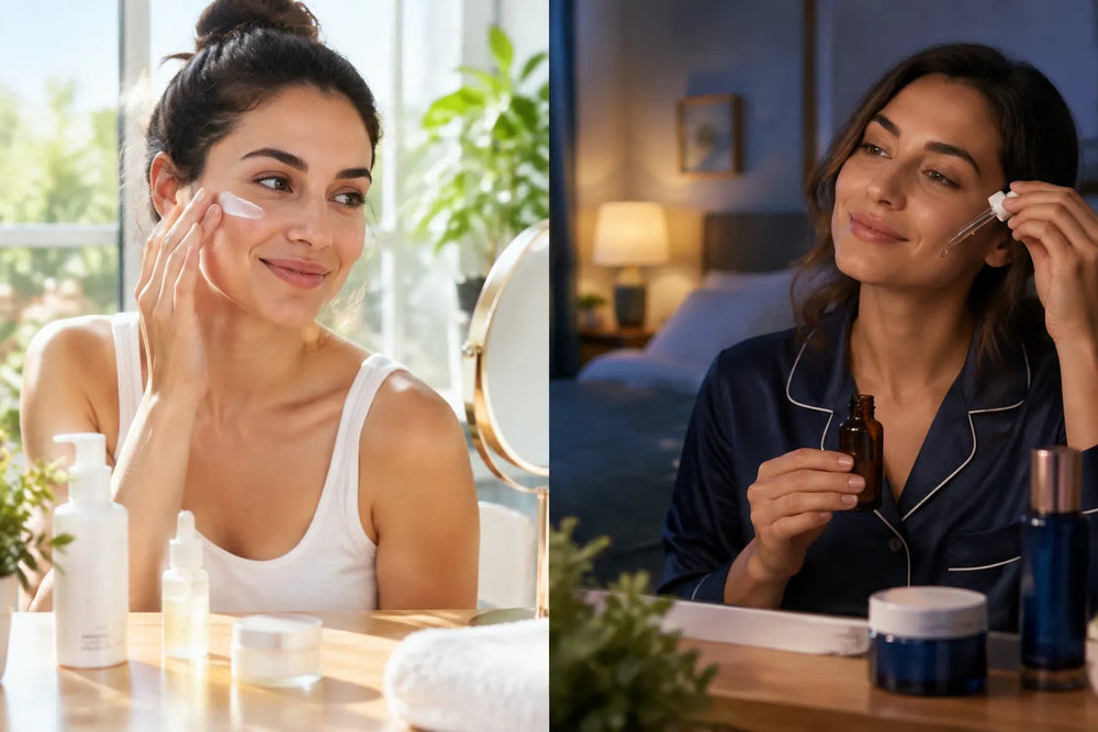 Daytime and nighttime skincare routine: what to use when