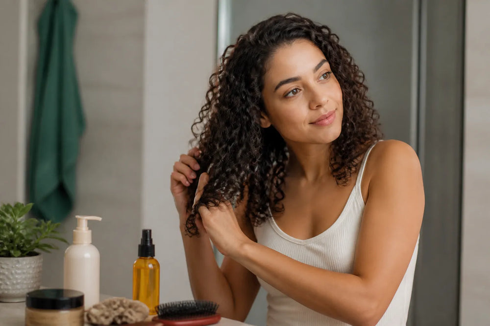 How to keep curly hair from frizzing