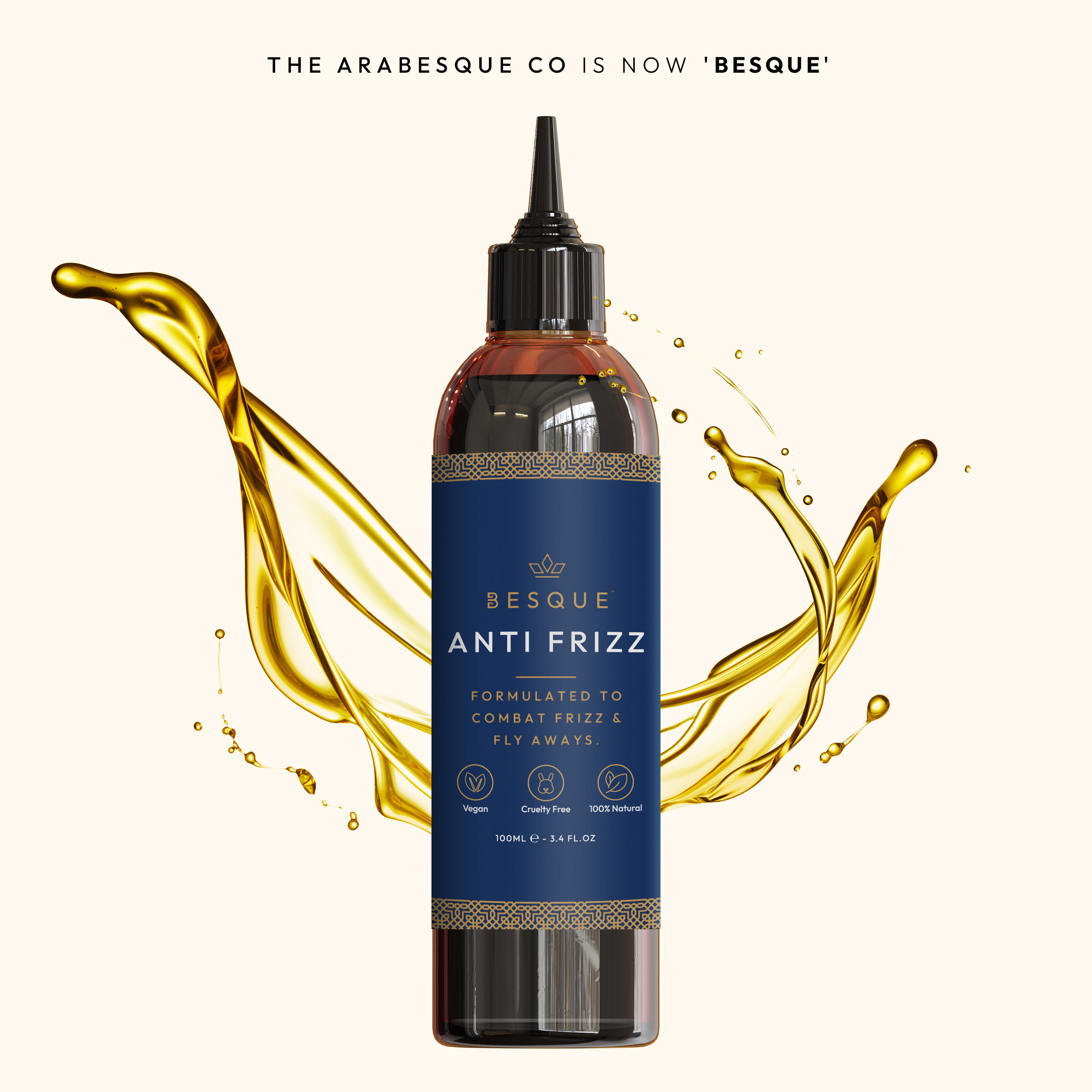 Instant Anti-Frizz Hair Oil